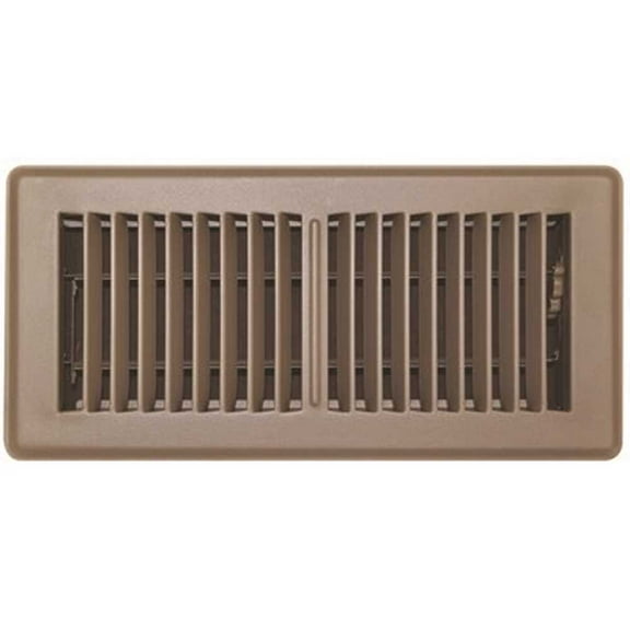 TruAire 150MB 04X10 4 in. x 10 in. Brown Floor Register