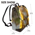 thumbnail image 2 of Yiaed Heavy Metal Style Guinea Pig Print Laptop Backpack for Women Slim Computer Bag Work Travel College Backpack Purse Fits 14 Inch Notebook, 2 of 4
