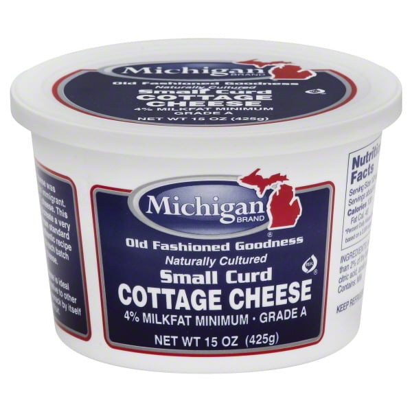 Michigan Brand 4 Milk Fat Old Fashioned Small Curd Cottage Cheese