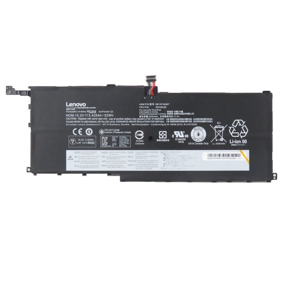 Lenovo ThinkPad X1 Carbon 15.2V 3.425ah 52Wh Battery SB10F46467 00HW029
