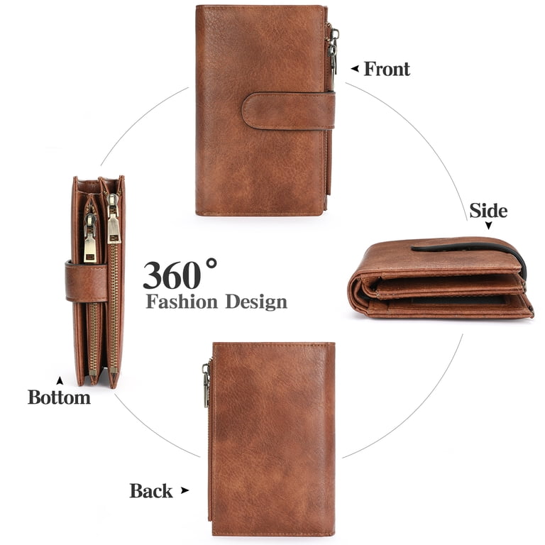 GOIACII Women's RFID Wallet, Leather Card Holder photo 8