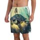 thumbnail image 2 of Balery Watercolor Turtle3 Traje de Baño Estilo Hawaiano para Hombre, Shorts de Secado Rápido con Bolsillos-XX-Large, 2 of 6
