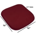 thumbnail image 4 of Almohadillas viscoelásticas Sweet Home Collection, 6 unidades, color vino, 4 of 7