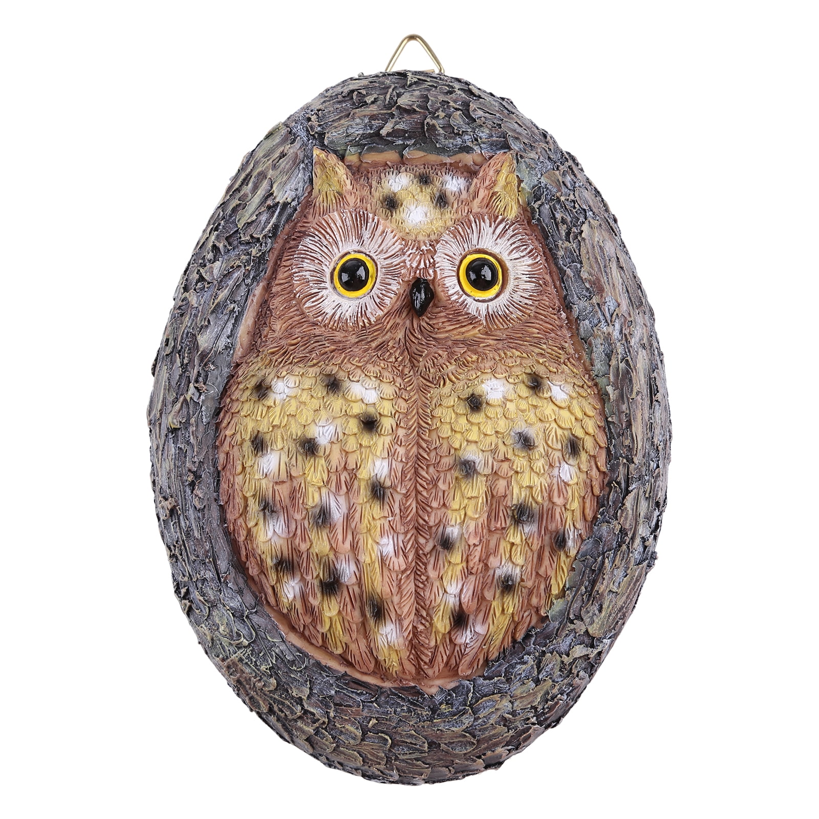 Owl Tree Hugger Garden Peeker Yard Art Outdoor Whimical Tree culpture Garden Decoration Owl tatue Figurine Holiday Ornament
