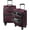 Burgundy-20, variant on Softside Expandable checked Luggage with Front Business Pockets,24 Inch Suitcases with Spinner Wheels & Built-in TSA Lock, Durable Suitcase Rolling Luggage, Black