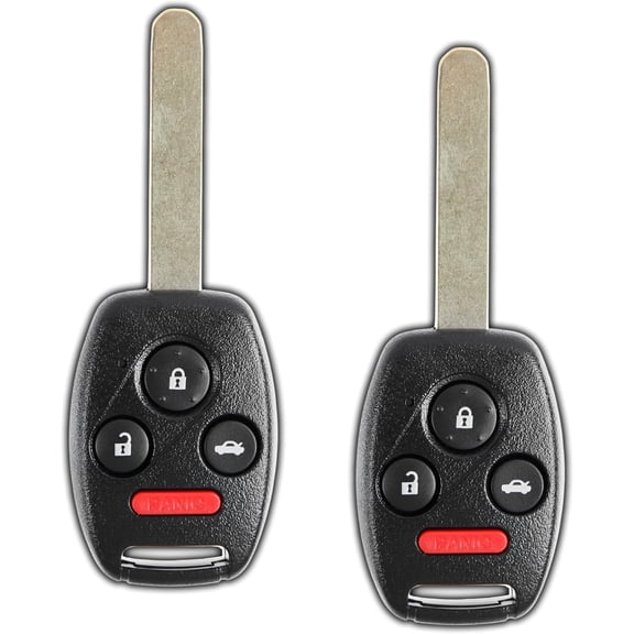 2X Key Fob Replacement for 2008 2009 2010 2011 2012 2013 2014 Honda Accord Coupe CRV Fit TL TSX ZDX Keyless Entry Remote Control, 4-Button MLBHLIK-1T, Locksmith Required