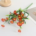 thumbnail image 6 of Artificial Flowers Daisy UV Resistant - 7 Bunches Fake Wildflowers with Stems, Lifelike Faux Plants for Porch, Patio, Wedding, Table Centerpieces, Home & Office Decor (Multicolour), 6 of 9