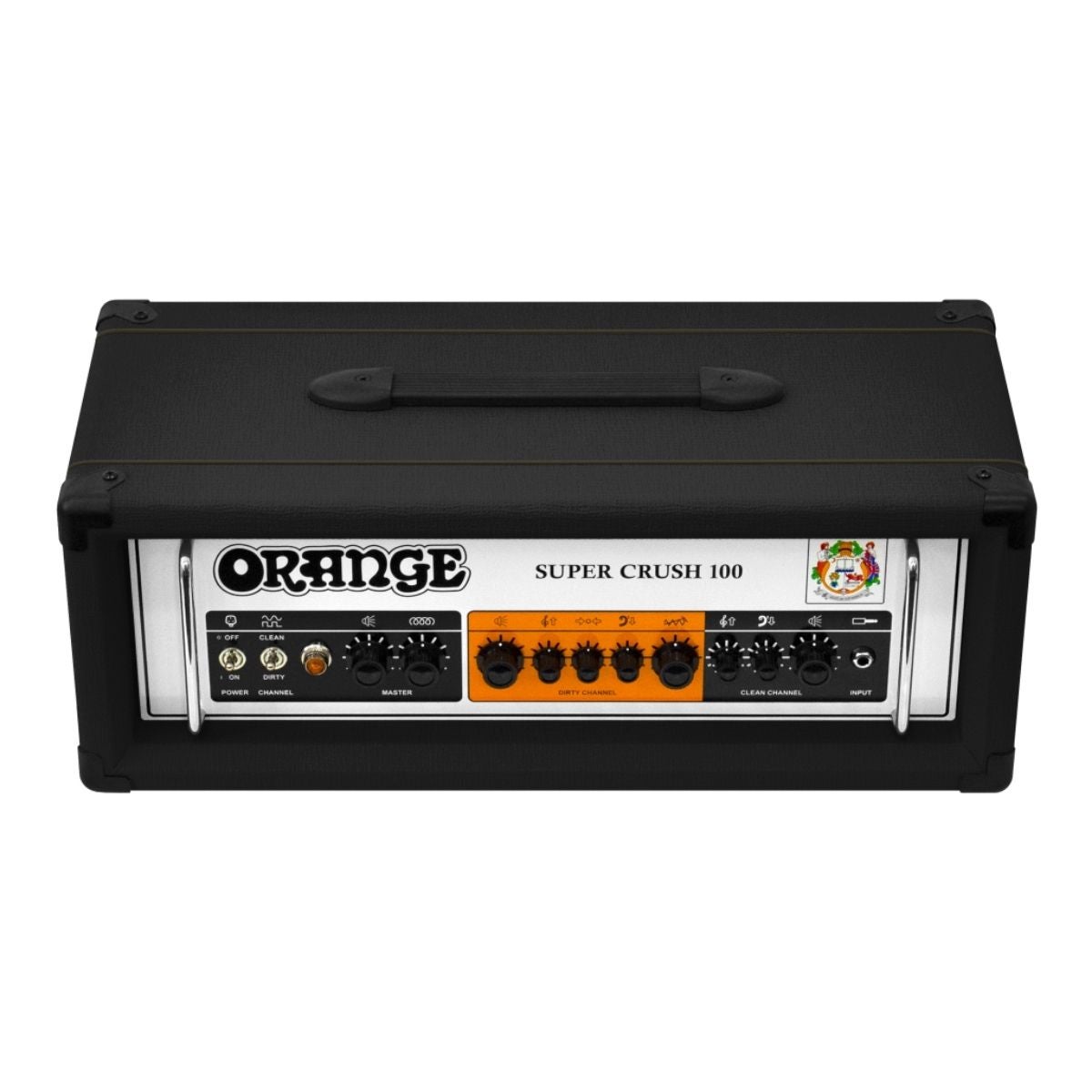 Orange Amplification Super Crush 100 Guitar Amplifier Head (Black)