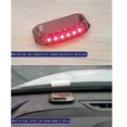 thumbnail image 4 of 1 Pack Car LED Dummy Alarm Warning Light Solar Analog Security Anti-theft Flash Imitation Light Warning Light Blue, 4 of 5