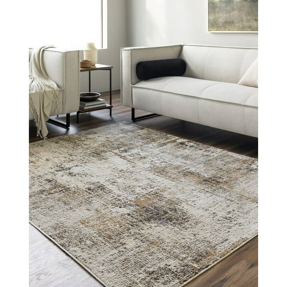 Livabliss Area Rugs for Living Room, 5x7 Allegro Rustic Light Beige Rug, Bedroom Dining Room Home Decor Stain Resistant Carpet (5'3" x 7')