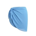 thumbnail image 2 of Sonducket Sarong Coverups Traje de baño Wrap Traje de baño Protección solar Ropa de gasa con corbata abierta ajustable Traje de baño Traje de baño cielo azul, 2 of 6