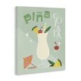 thumbnail image 3 of Stupell Industries Glam Pina Colada Typography Canvas Art, 36 x 48, by Anna Quach, 3 of 8