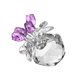 thumbnail image 1 of Billuyoard Flor de cristal de estilo romántico de para el hogar con hojas para sala de estar, dormitorio, decoración de rosas artificiales, Decoración del hogar Púrpura, 1 of 6