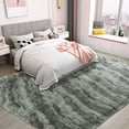 thumbnail image 2 of Arogan 4x6 Feet Area Rugs for Living Room Bedroom, Grey Soft Fluffy Shaggy Bedside Carpet, Machine Washable Indoor Floor Rug for Kids Home Decor Aesthetic, 2 of 8