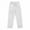 White, variant on Ohufall Boys School Uniform Pants 3-16 Years, Fall Loose Comfy Elastic Waist Flat Front Dress Pants with Pockets Solid Color Casual Straight Tube Trousers for Kids