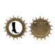thumbnail image 1 of Broche Unbranded Pin de gancho de metal vintage 4,5 cm, 1 of 3