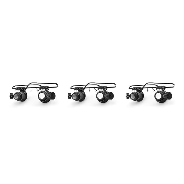 Kearding Headband Professional 20X Magnifier Watching Tools Worker Double-Eyes Equipment Gift Magnifying Jewelry Glasses Type1 NO1