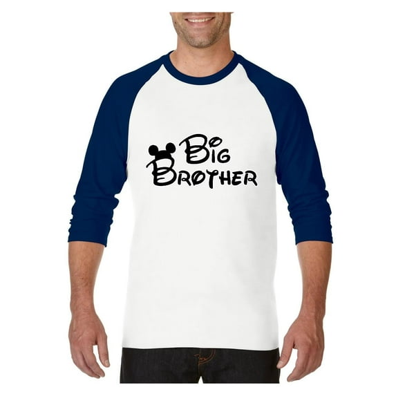 Mens Raglan Sleeve Baseball T-Shirts - Big Brother