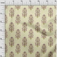 thumbnail image 2 of oneOone Polyester Lycra Fabric Leaves & Floral Block Decor Fabric Printed BTY 56 Inch Wide, 2 of 4