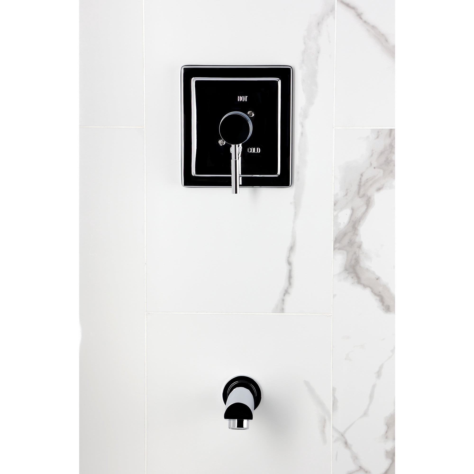 Kingston Brass KB8651DLTO Concord Single-Handle Pressure Balanced Tub Faucet in Polished Chrome