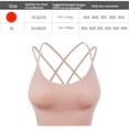 thumbnail image 2 of Sujetador Bralette Retro Invisibles Comfort Sin Costuras Inalámbrico Y Correa Flaca para Mujer, 2 of 5