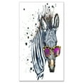 thumbnail image 2 of Design Art - Aquarelle Zèbre Drôle, 2 of 3