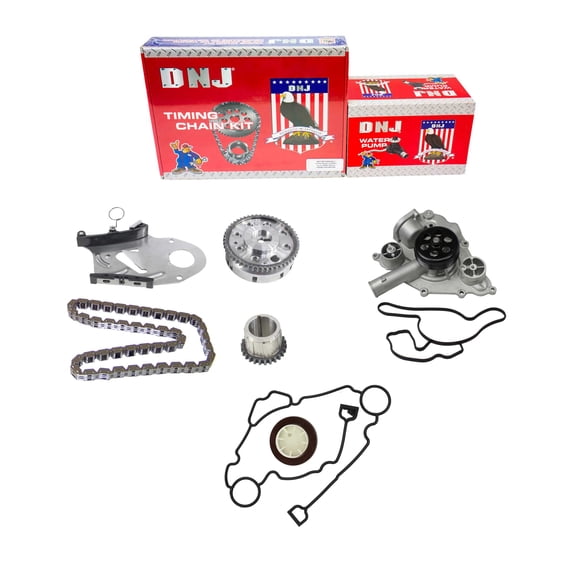 DNJ TK1160WP Timing Chain Kit with Water Pump Fits Cars & Trucks 05-10 Chrysler 5.7L V8 OHV 16V