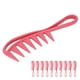 thumbnail image 4 of Peine De Dientes Anchos, 10 Peines Anchos Para Desenredar Bordes Redondos Amigables Con La Piel Para Peinar El Cabello ANGGREK Otros, 4 of 8