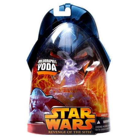 Star Wars Revenge of the Sith 2005 Holographic Yoda Action Figure