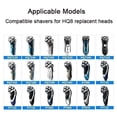 thumbnail image 2 of Yeacher 3PCS Replacement Shavers-Blade Replacement for Philips No-relco R-azor HQ8 Dual-Precisions, 2 of 7