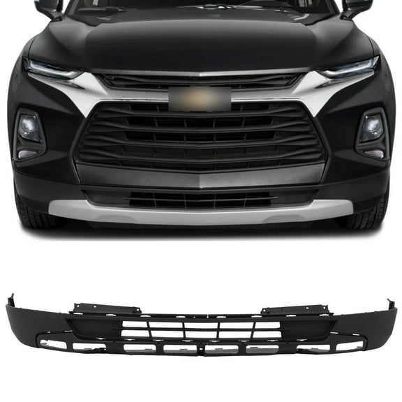 cciyu Front Bumper Cover Fascia fit for 2019-2021 for Chevy Blazer 42496875 Primed Bumper Replacement