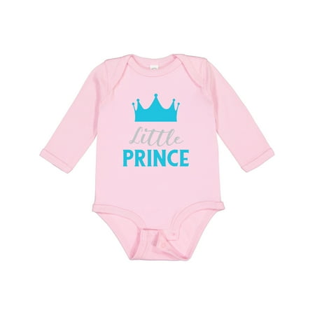 

Inktastic Prince Little Prince King Crown Baby Boy Gift Baby Boy Long Sleeve Bodysuit
