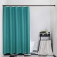 thumbnail image 2 of SPXTEX Dark Green Shower Curtains 96 inches Long Waterproof Fabric Farmhouse Modern Rectangle Textured Shower Curtains with Hooks for Bathroom Decorative Shower Room 72" W X 96" L, 2 of 8