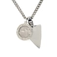 thumbnail image 6 of Coin Pendant Buffalo Nickel Arrowhead Stainless Steel With 23 inch S-Curb Chain Necklace, 6 of 10