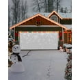 thumbnail image 4 of Garage Door Banner Cover 7 x 16 ft, Christmas Snowflake Grey Gradient Christmas Garage Door Decorations Holiday Christmas Backdrop Decor for Winter New Year Xmas Party, 4 of 6