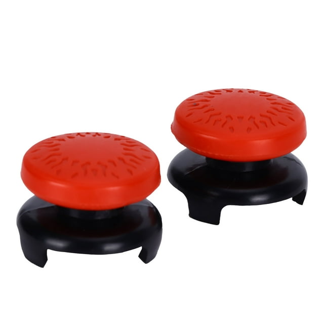 Poignée de Pouce pour Manette, Cool 2 Pcs Joystick Résistant aux Impacts pour PS5 Noir, Blanc, Bleu, Rouge
