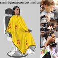 thumbnail image 5 of New-Mexico Barber Salon Hair Cutting Cape with Adjustable Closure Hairdressing Haircut Capes 55x66 In, 5 of 7