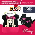thumbnail image 4 of Disney Minnie Mouse Girls Winter Hat and Gloves Cold Weather Set, Age 4-8, 4 of 6