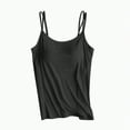 thumbnail image 4 of ORT Women Tank Tops U Neck Summer Casual Sleeveless Loose Casual Henley Shirts(Z03-Black,XL), 4 of 4