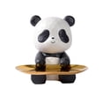 thumbnail image 1 of CUJM Panda Shape Tray Sculpture Entrance Key Holder Animal Figurine For Home Des, 1 of 1