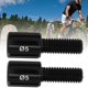 thumbnail image 5 of RC122 Juego de 10 tornillos M5 para palancas de cambio de pulgar, ajustador de cable de freno y desviador trasero de bicicleta de carretera, color negro, 5 of 8