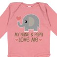 thumbnail image 4 of Inktastic My Nana and Papa Love Me Boys or Girls Long Sleeve Baby Bodysuit, 4 of 5