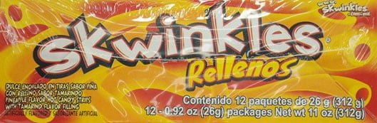 Lucas Skwinkles Rellenos Pineapple Candy