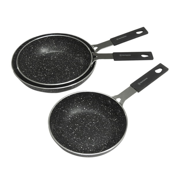 Westinghouse Set de Mini Sartenes de Mármol Negro (3 Piezas) (WCCS000903BMBB) Westinghouse Mármol