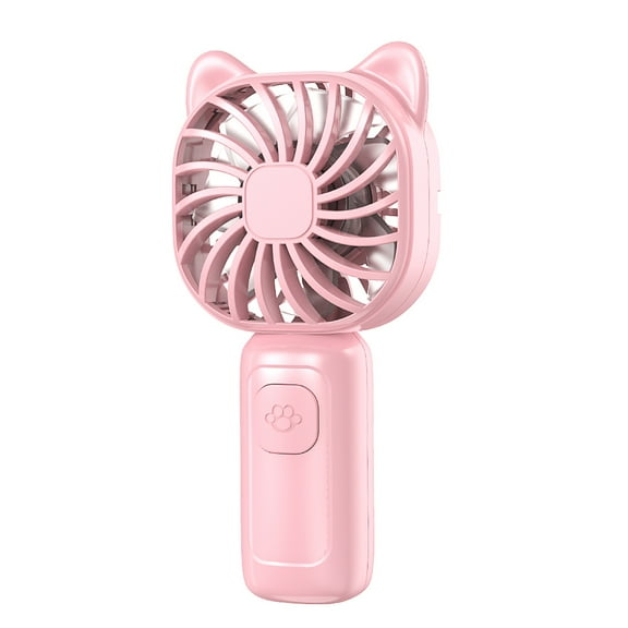 RUXAN Portable Handheld Mini Fan,USB Rechargeable Small Pocket Fan,500mAh Battery Operated with Adjustable 3 Speeds for Daily,Travel, Outdoors,Hiking.