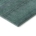 thumbnail image 4 of Addison Rugs Mayfield Washable Transitional Stripes Turquoise Runner Rug, 2'3" x 7'6", 4 of 5