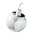 thumbnail image 2 of Lámpara solar para acampar, de alto brillo, ahorro de energía, portátil, para exteriores, con gancho para pesca de emergencia., 2 of 12