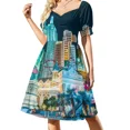 thumbnail image 2 of LAS VEGAS city nightlife Sleeveless Dress women's clothing summer 2024 novelties Long dresses Women long dress, 2 of 7