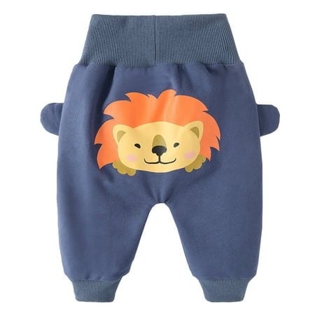 

Qufokar Colored Organics Baby Unisex Organic Cotton Infant Jogger Pants Boys 18 Months Children Toddler Kids Baby Boys Girls Cartoon Animals Print High Waisted Pants Trousers Outfits Clothes