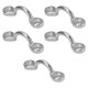thumbnail image 4 of 5 uds correa de bucle de cubierta de acero inoxidable 316 almohadilla ojo amarre ancla Marina Kayak canoa aparejo 5mm, 4 of 8